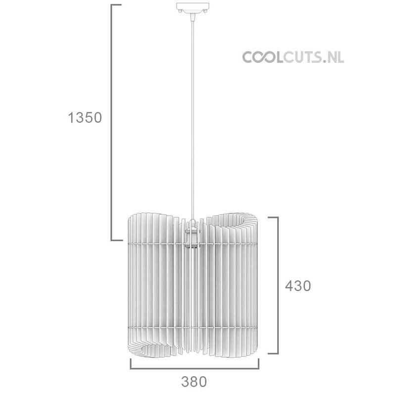 CoolCuts - Cilindra Hanglamp handgemaakt