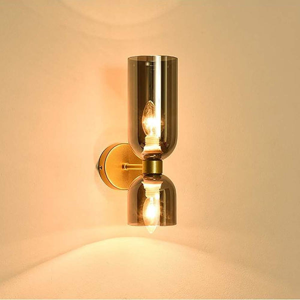 Dubbele Kop Glazen Wandlamp Led Sconce - wandlampen - verlicht