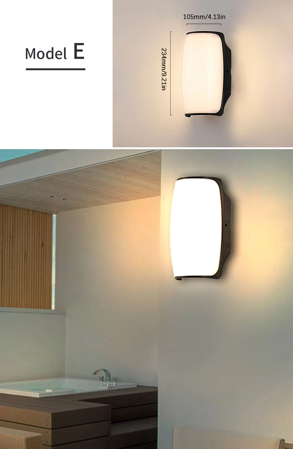 SENSOLUX Radar Sensor LED Wandlamp - wandlamp