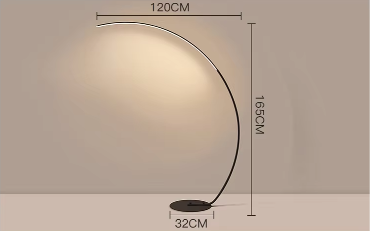 NordicGlow Slimline LED Vloerlamp - vloerlamp - close-up