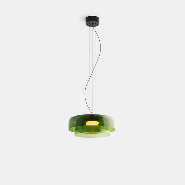Moderne Hanglamp Van Noors Glas - hanglampen - in de kamer