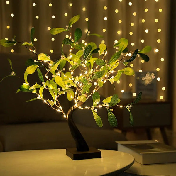 Kerst Ginkgo Boom Led Verlichting - tafellampen - zijaanzicht