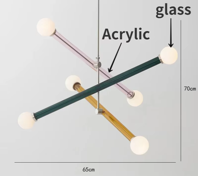 ArtGlow Moderne Kleurrijke Kroonluchter