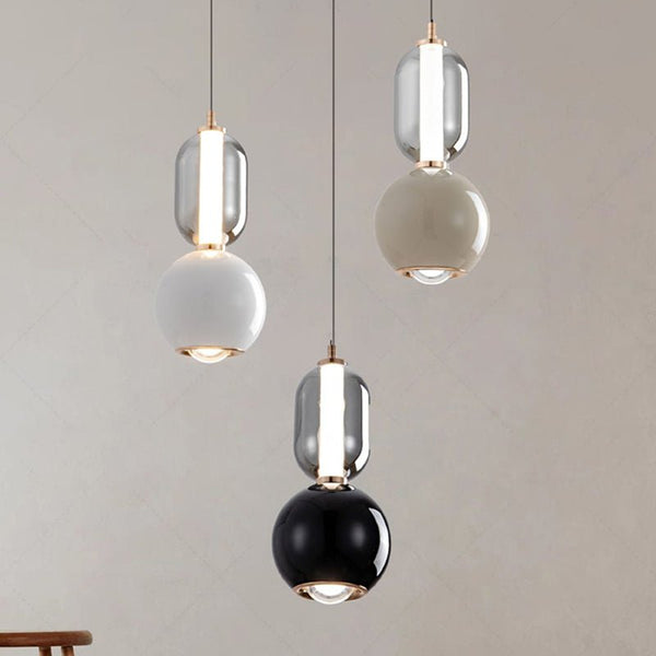 Nordic Creative Hanglamp Van Ijzerglas