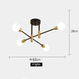 Orbita | Glazen Hanglamp Voor In De Huiskamer