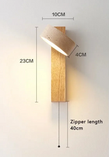 AureaCave Wabi-Sabi Travertin Wandlamp