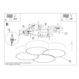 Lightinup SRL - Circle 4 Plafondlamp Wit