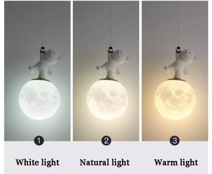 Nordic Bear Glow - hanglampen - detail