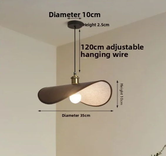ZenAura Wabi-Sabi Strohoed Hanglamp - hanglampen - verlicht
