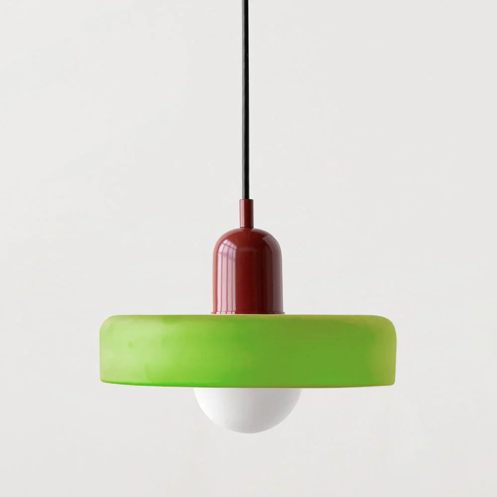Bauhaus Hanglamp Van Gekleurd Glas - hanglampen