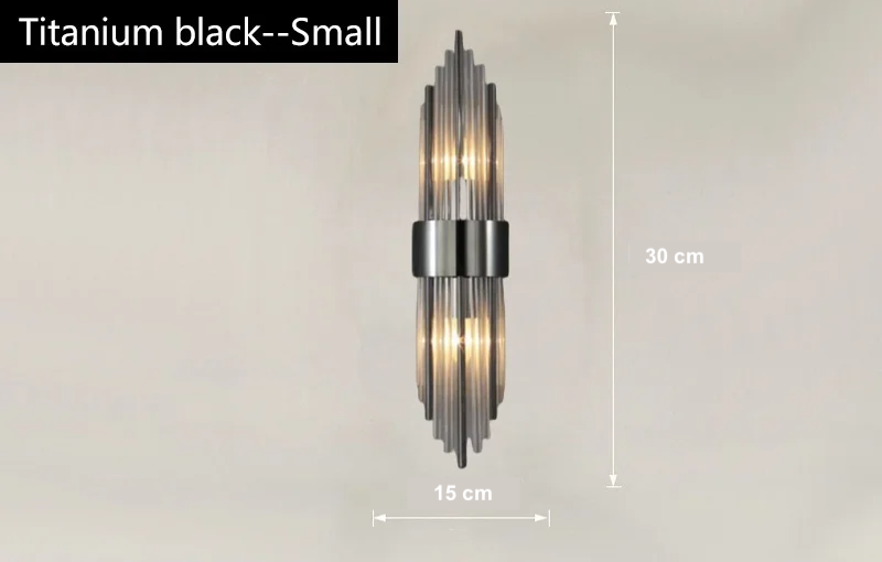 AuriLux Nordic Kristallen Wandlamp