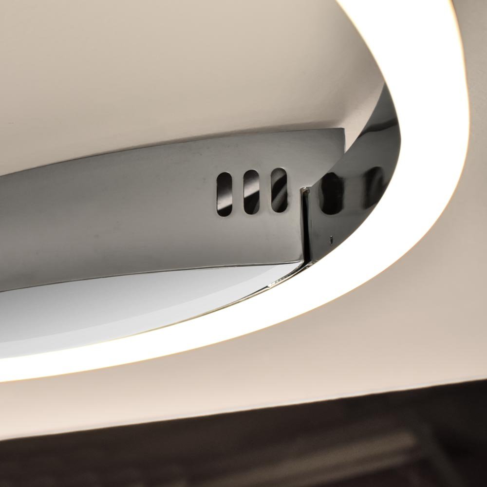 Skapetze - S.Luce Ring 60 Led Wand- & Plafondlamp Dimbaar - wandlampen - gemonteerd