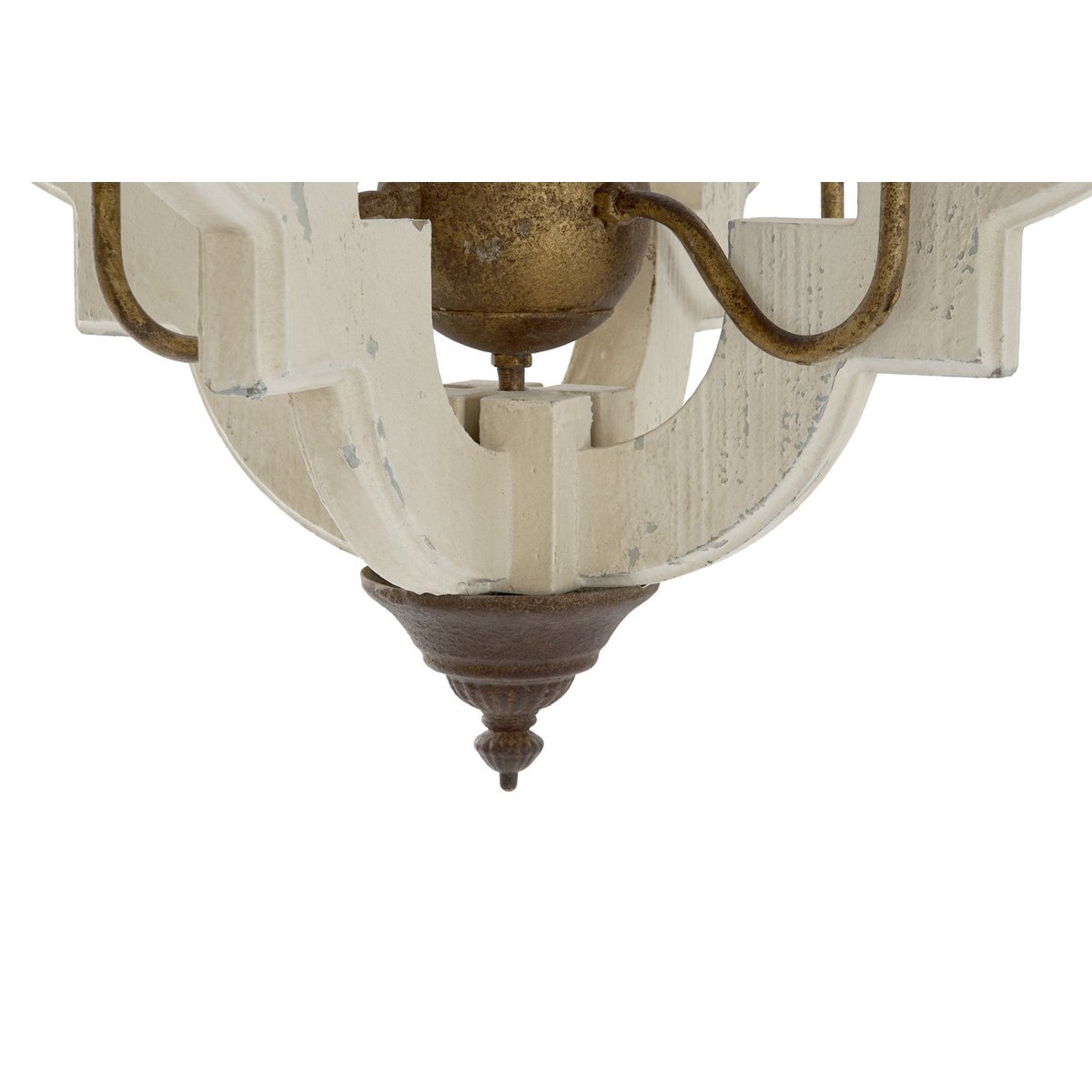 Alexandra Meti - Ijzeren Spar Plafondlamp 63X63X74 61 Wit - plafondlampen - detail