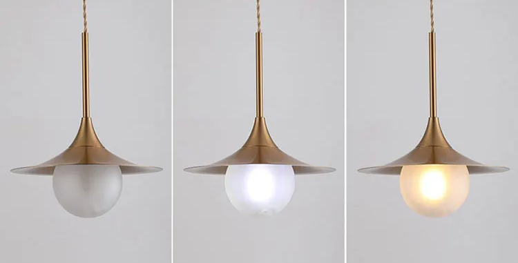 AuroraNord Goudgeplateerde Nordic Hanglamp - wandlamp - materiaaldetail