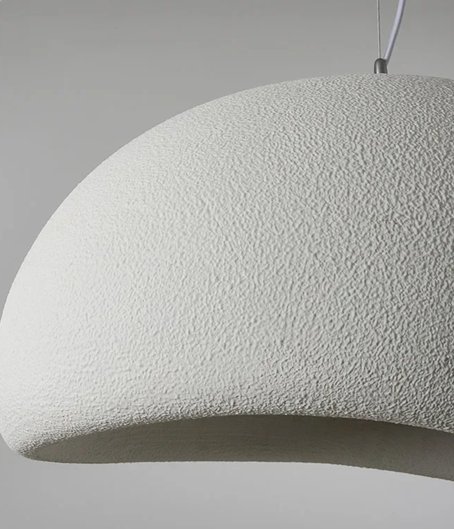 WabiGlow – Moderne Wabi Sabi LED Hanglamp voor Woonkamer, Eetkamer & Slaapkamer - hanglampen - materiaaldetail