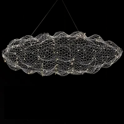 Deense Designer IJzeren Mesh Wolk Hanglamp - hanglampen - verlicht