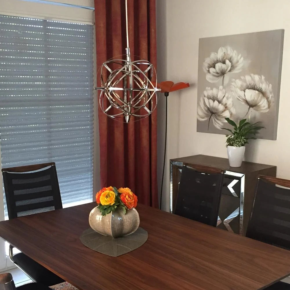 Skapetze - S.LUCE Pro Atom 30 LED Hanglamp Metalen Bol Chroom - hanglampen - detail