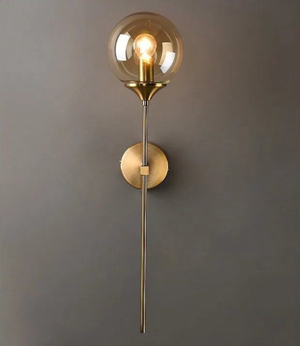 LumoNord Glasbol LED Wandlamp - wandlamp - sfeerbeeld