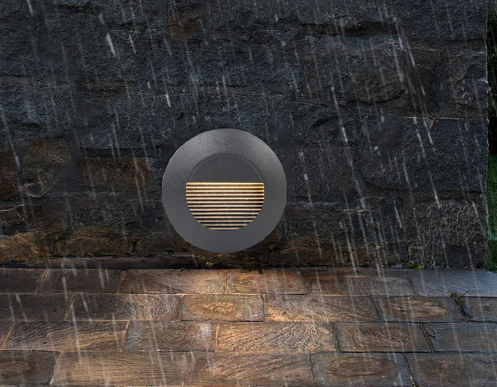 LumoStep Pro – 3W LED Ingebouwde Buiten Wandlamp - wandlamp - materiaaldetail