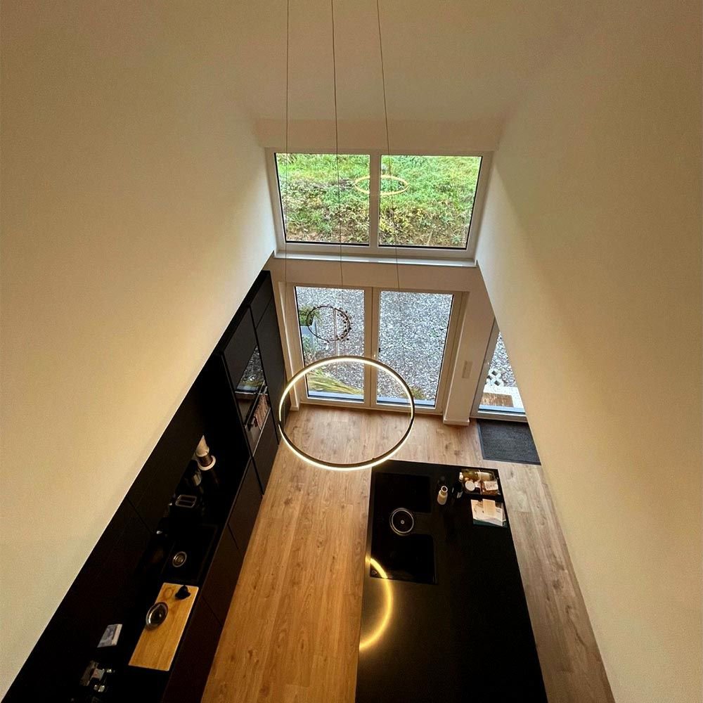 Skapetze - Ring 80 Led Hanglamp - hanglampen - zijaanzicht