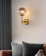 LumiNord – Nordic Moderne LED Wandlamp met Glazen Lichtbol