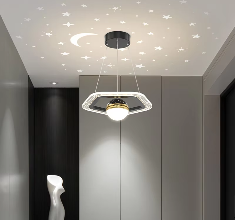 LunaNova LED Plafondlamp met Sterrenprojectie - hanglampen - detail