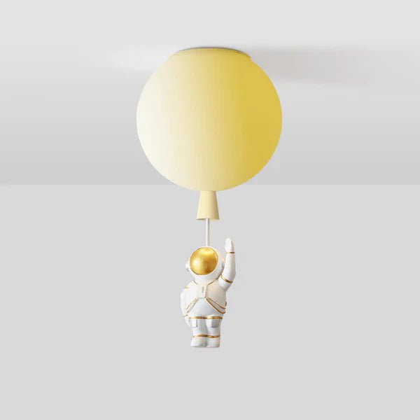 Moderne Maan/Astronauten Led Plafondlamp - hanglampen - zijaanzicht