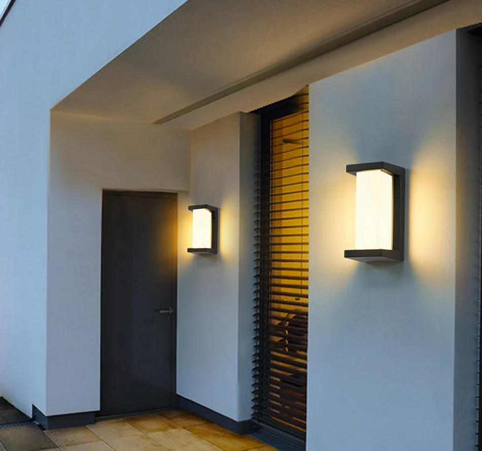 RAINFORCE IP65 LED Buitenwandlamp - buitenverlichting - afmetingen