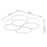 Lightinup SRL - Circle 4 Plafondlamp Wit