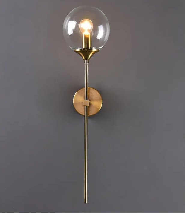 LumoNord Glasbol LED Wandlamp - wandlamp - in de kamer