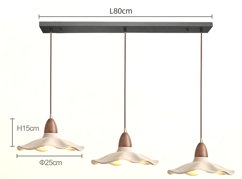 Japandi Wabi-Sabi Hanglamp - hanglampen - afmetingen