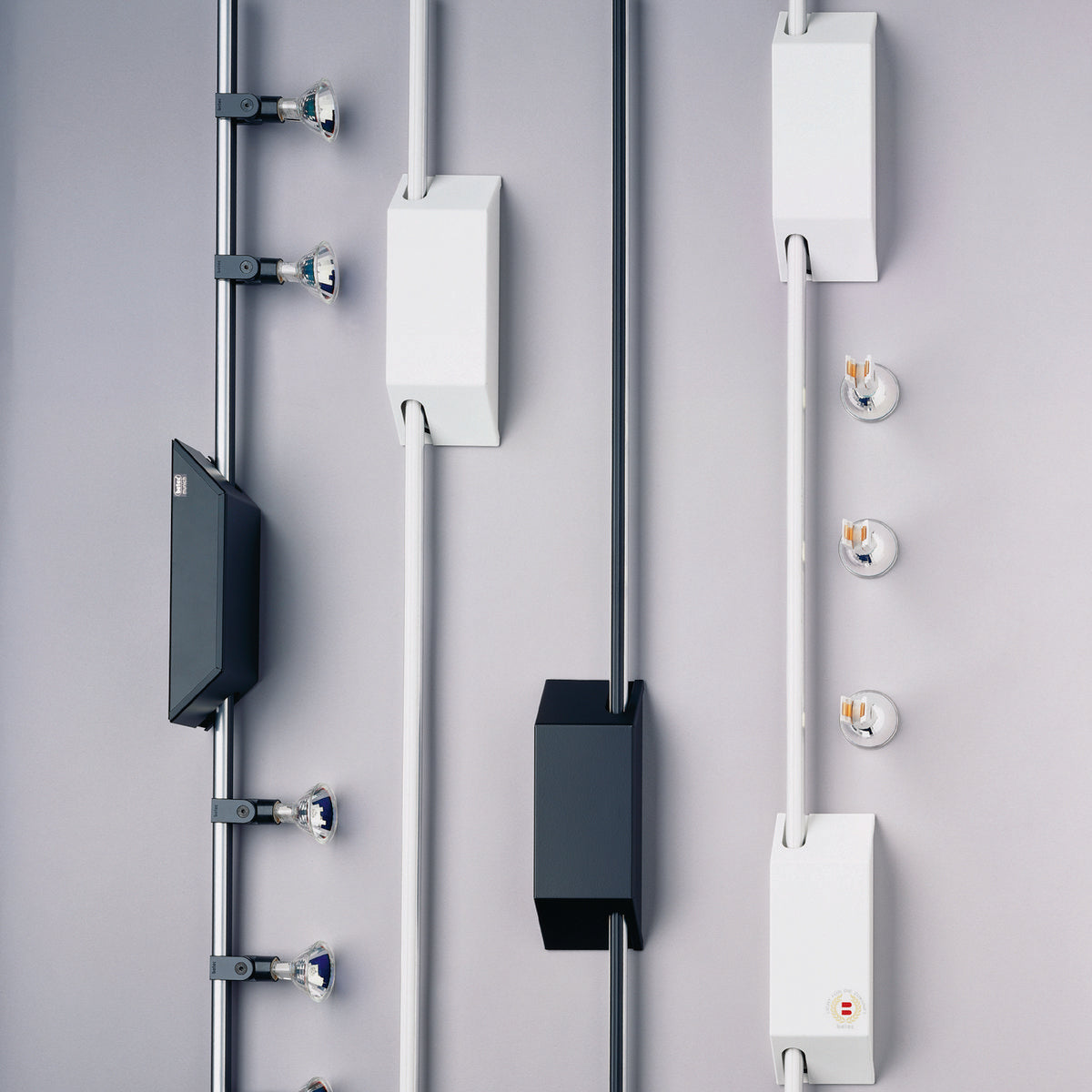 Betec Leuchten Manufactur - Planus plafondlamp railsysteem zwart 1m, LED - wandlampen - sfeerbeeld