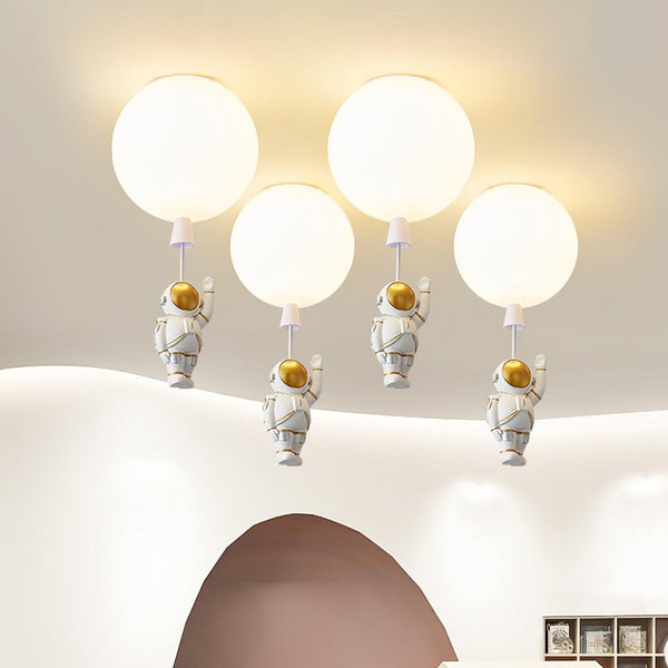 Moderne Maan/Astronauten Led Plafondlamp - hanglampen