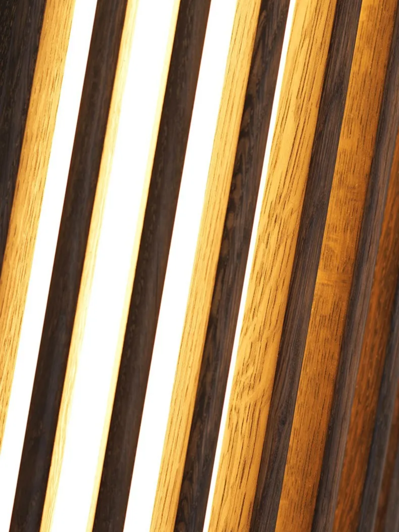 “ZenAura Wabi-Sabi Wandlamp” – Japanse Retro Walnoot LED Wandverlichting - wandlamp - in de kamer