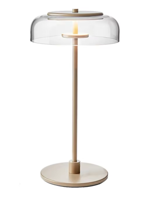 Aurélo – Designer Tafellamp van Glas met LED in Postmoderne Stijl - tafellampen - gemonteerd