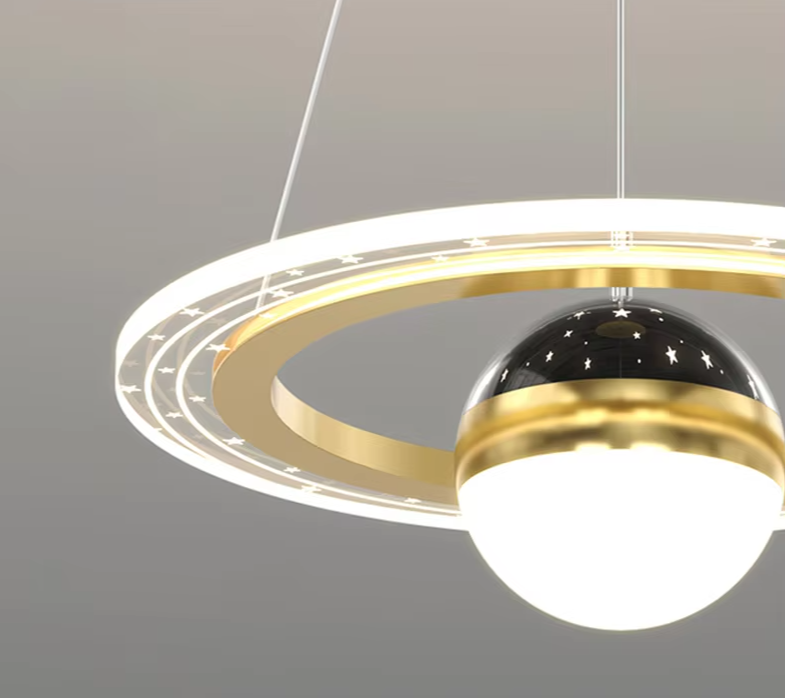 LunaNova LED Plafondlamp met Sterrenprojectie - hanglampen - gemonteerd