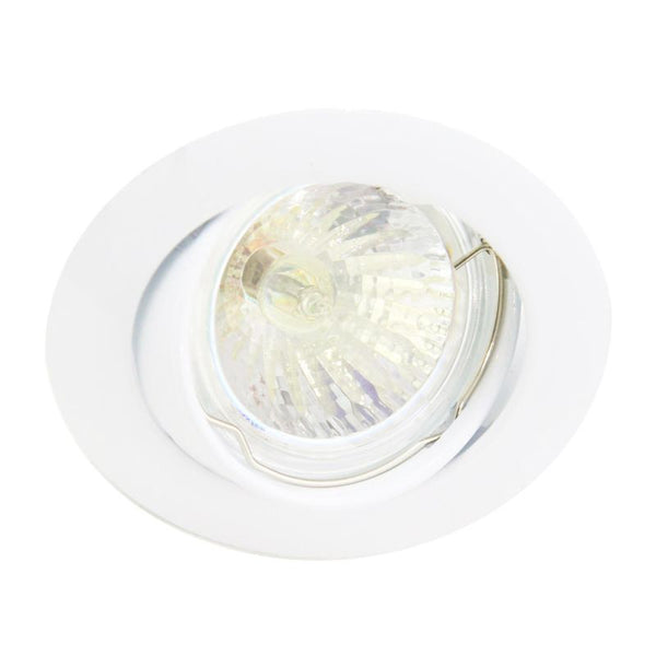 Any Lamp Inbouw Spot Circulair Kantelbaar Wit | Zaagmaat 75mm - GU5.3 Fitting