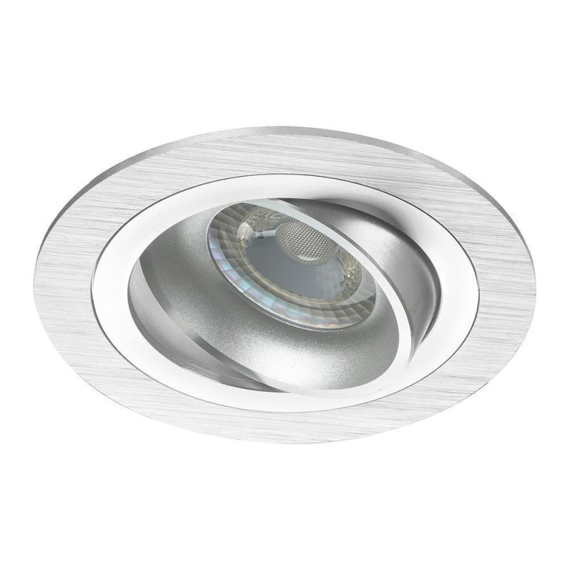 Noxion Inbouw Spot Logic MR16 Kantelbaar Aluminium | Zaagmaat 80mm - GU10 Fitting