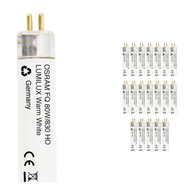 Voordeelpak 20x Ledvance LED Buis T5 Performance (HF) High Output 36W 5050lm - 830 Warm Wit | 145cm - Vervangt 80W