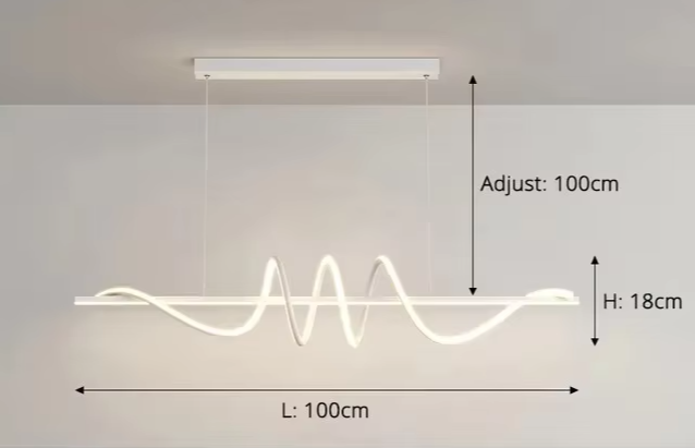 Moderne Dimbare LED Hanglamp - hanglampen - gemonteerd