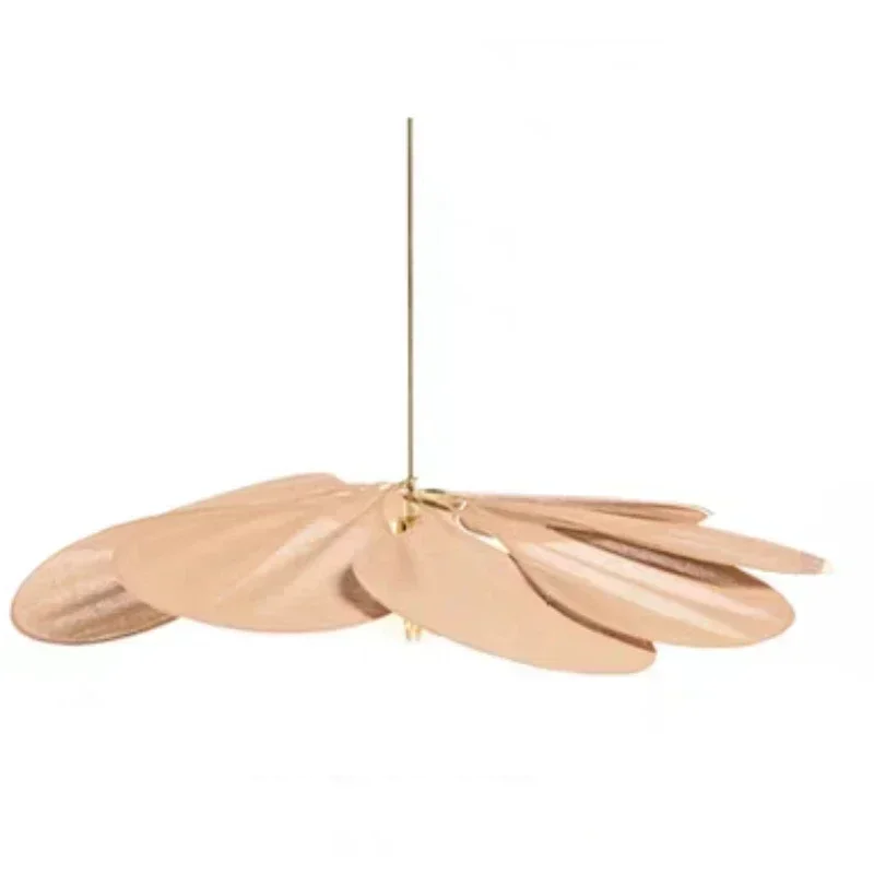 LumaFlora Petal Light – Stoffen Kunst Hanglamp met Kleurrijke Bloembladen - hanglampen - close-up