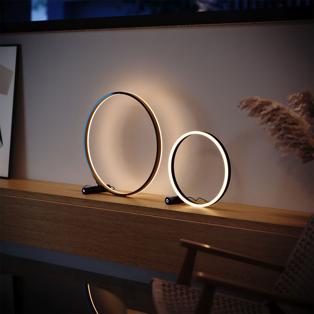 Skapetze - LED-Ringtafellamp Direct of Indirect - tafellampen - gemonteerd