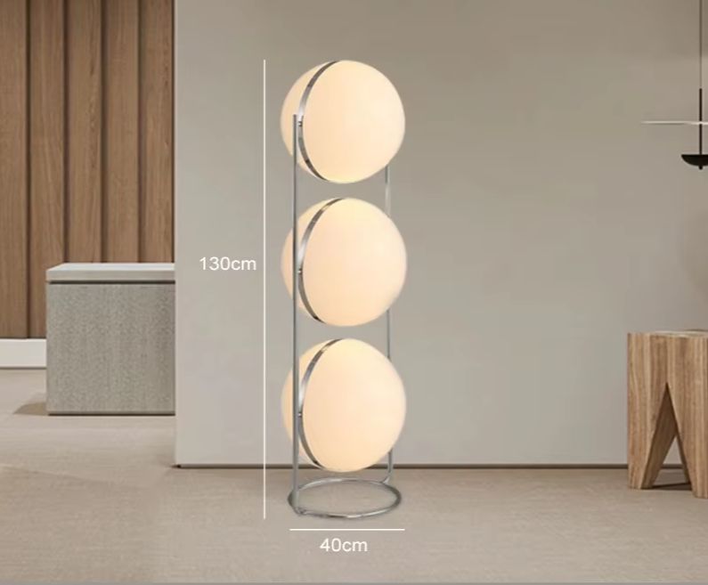 LumiSphere Art Deco LED Bol Vloerlamp - vloerlamp - verlicht