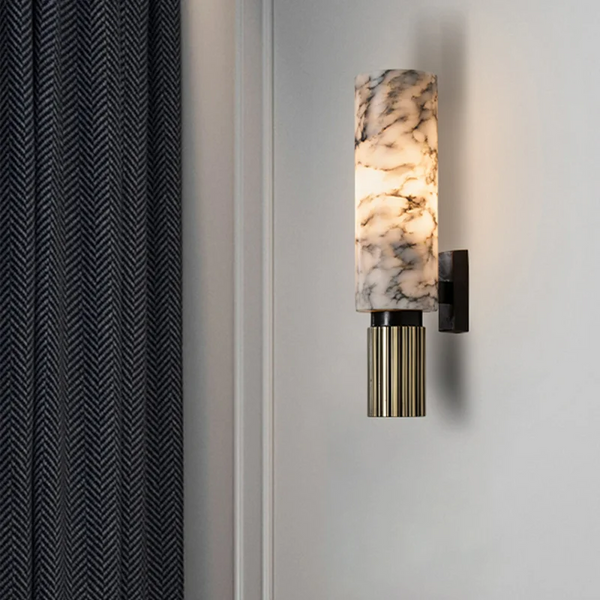 Luxe Marmeren Wandlamp Voor In Huis - wandlampen - detail