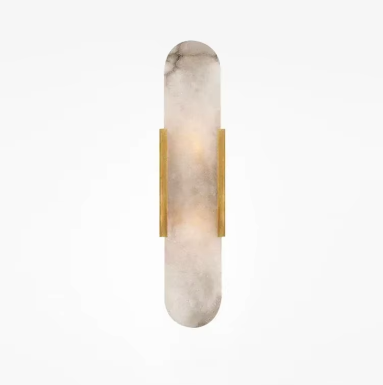 Luxe Marmeren Wandlamp – Modern Design met Stijlvolle Verlichting - wandlamp - sfeerbeeld