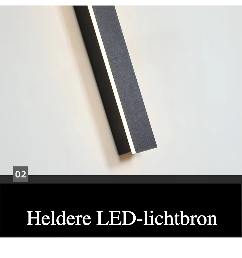 NordicGlow Moderne LED Wandlamp - buitenverlichting - verlicht