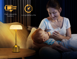 LumiVintage 3000 – Retro LED Tafellamp met Touchbediening en 3000mAh Oplaadbare Batterij