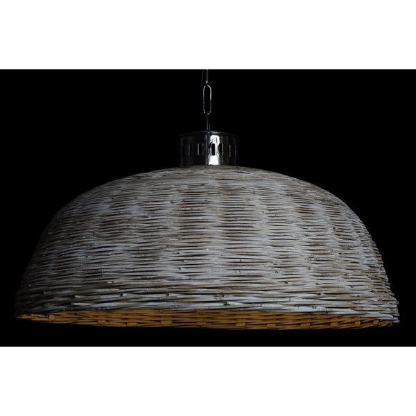 Alexandra Meti - Plafondlamp Metaal Rotan 80X80X47 Naturel