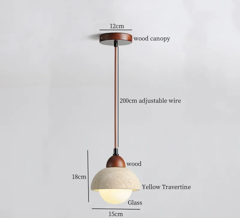 ZenAura Japanse Wabi-Sabi LED Hanglamp