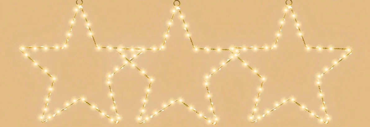 StellaLume Kerst Sterren Raamverlichting - buitenverlichting - verlicht